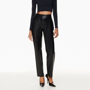 Aritzia Babaton Command Pant Mid-rise Vegan Leather pants